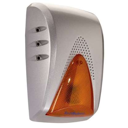 Picture of Self-powered siren with orange LED flashlight - Antidrilling protection - IP44 - RSC® technology Aluminum casing