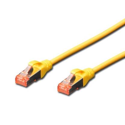 Picture of CAT 6 S-FTP patch cable Length 0,5 M, AWG 28/7, CU, LS0H, Color Yellow