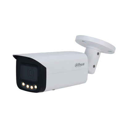 Picture of IPC-HFW5449T-ASE-LED-0360B DAHUA IP BULLET 4.0MP 3.6MM LENS, WDR 140DB,AUDIO IN / OUT 1/1,ALARM IN/OUT 1/1,MICROSD, IP67, H265