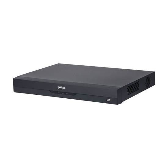 NVR5216-EI DAHUA IP RECORDER 16CH 12.0MP 384MBPS H265 2HDD 12TB, AUDIO IN/OUT 1/1